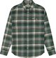 BRUSHED 1 PKT SHIRT GREEN BIRCH