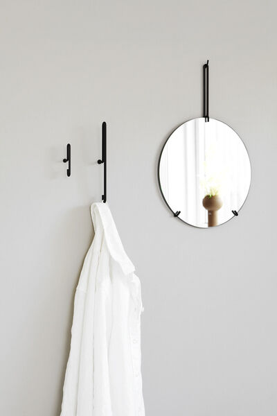 Wall Hook Small Black 2 pak