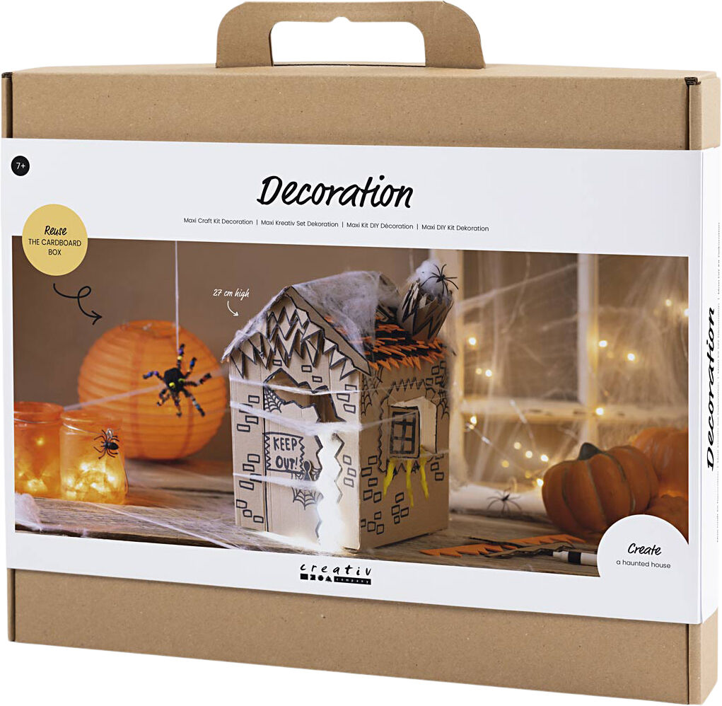 Maxi DIY Kit Dekoration, Halloween hus