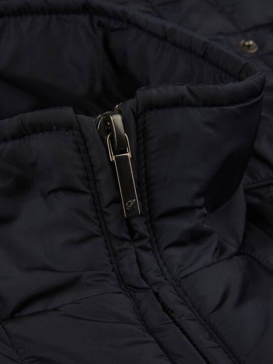 Vest Quilted Zip Nylon
