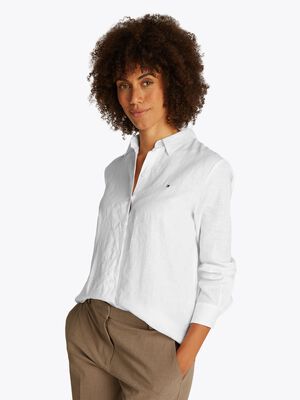 ESS LINEN RELAXED SHIRT
