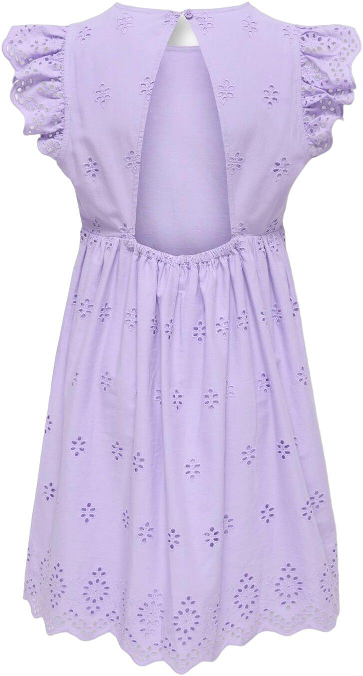 KOGLOU LIFE EMB SS OPEN BACK DRESS