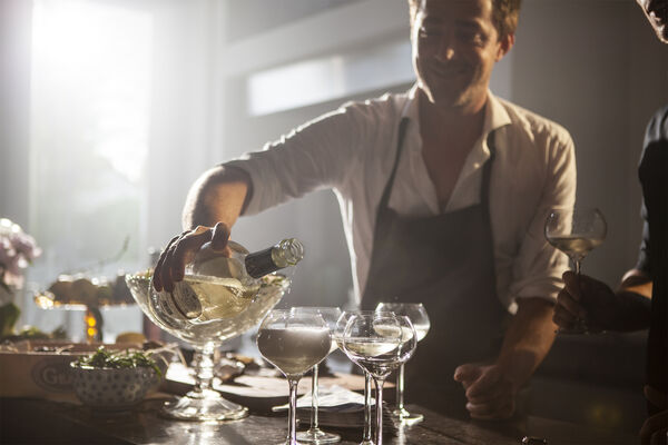 Forklæde BBQ Style Apron Grey Green