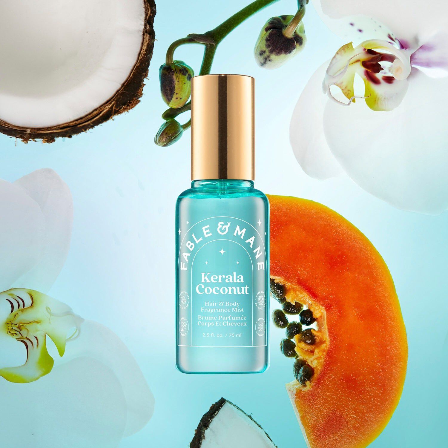 Hair & Body Fragrance Mist Kerala Coconut - Parfumeret Kerala Coconut-