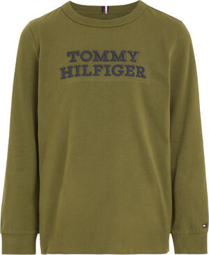 TOMMY HILFIGER LOGO TEE L/S
