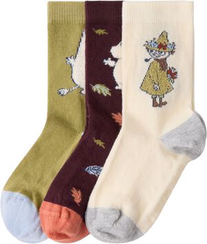 Sock 3p Moomin