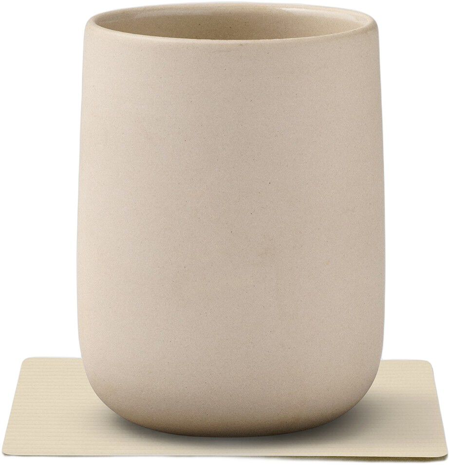 Glass Mat Square Corduroy Vanilla