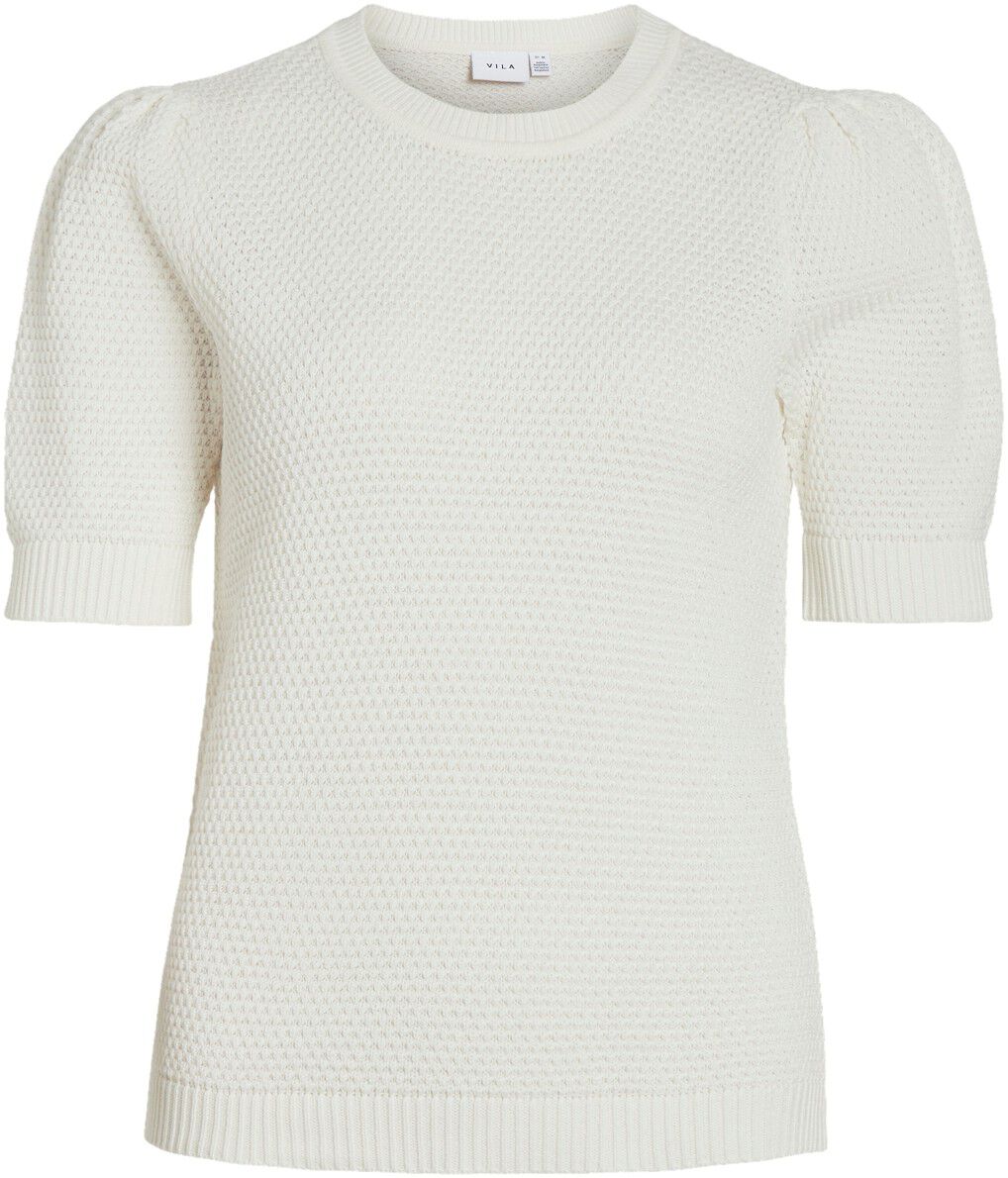 VIDALO O-NECK S/S KNIT TOP - NOOS