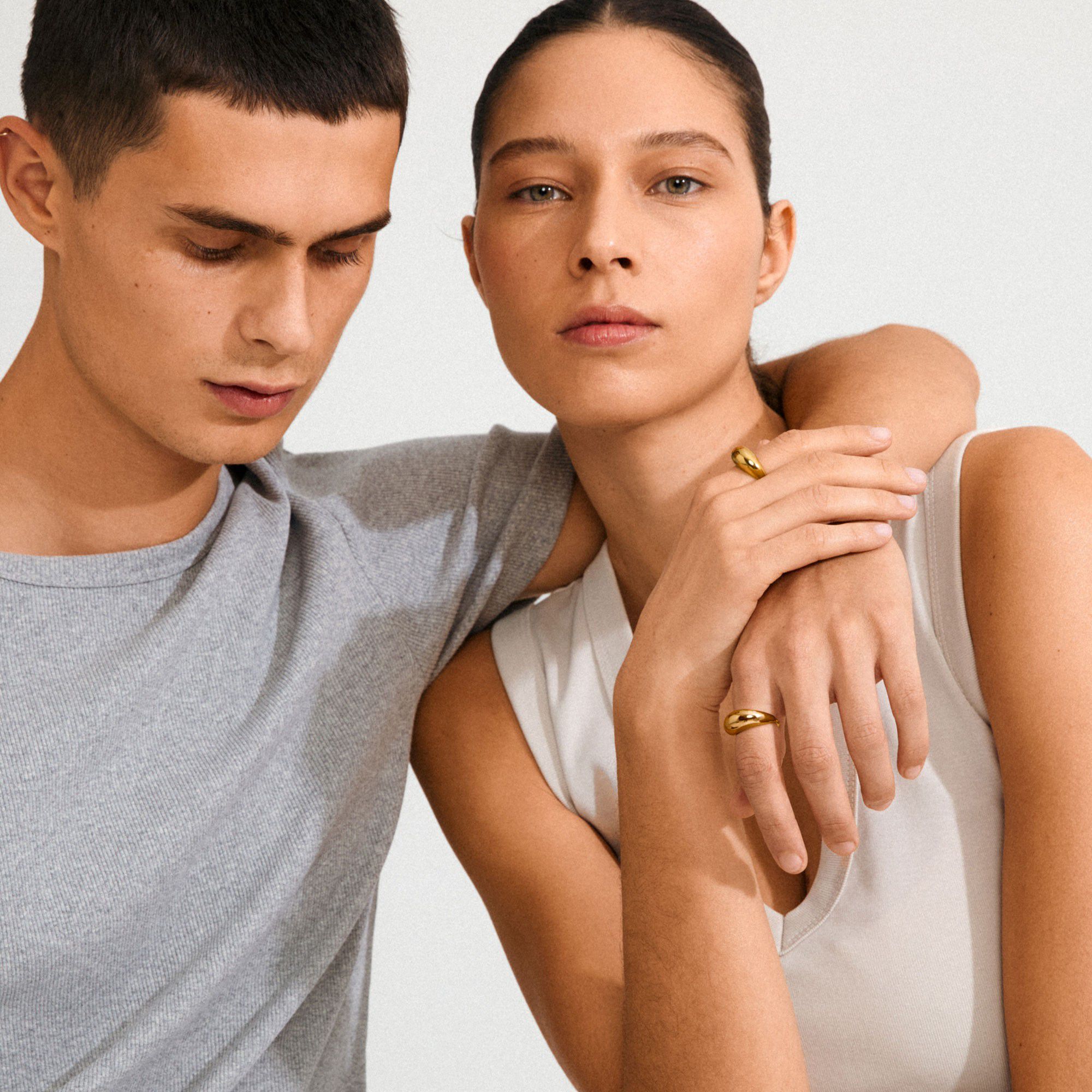 PHASE ring gold-plated