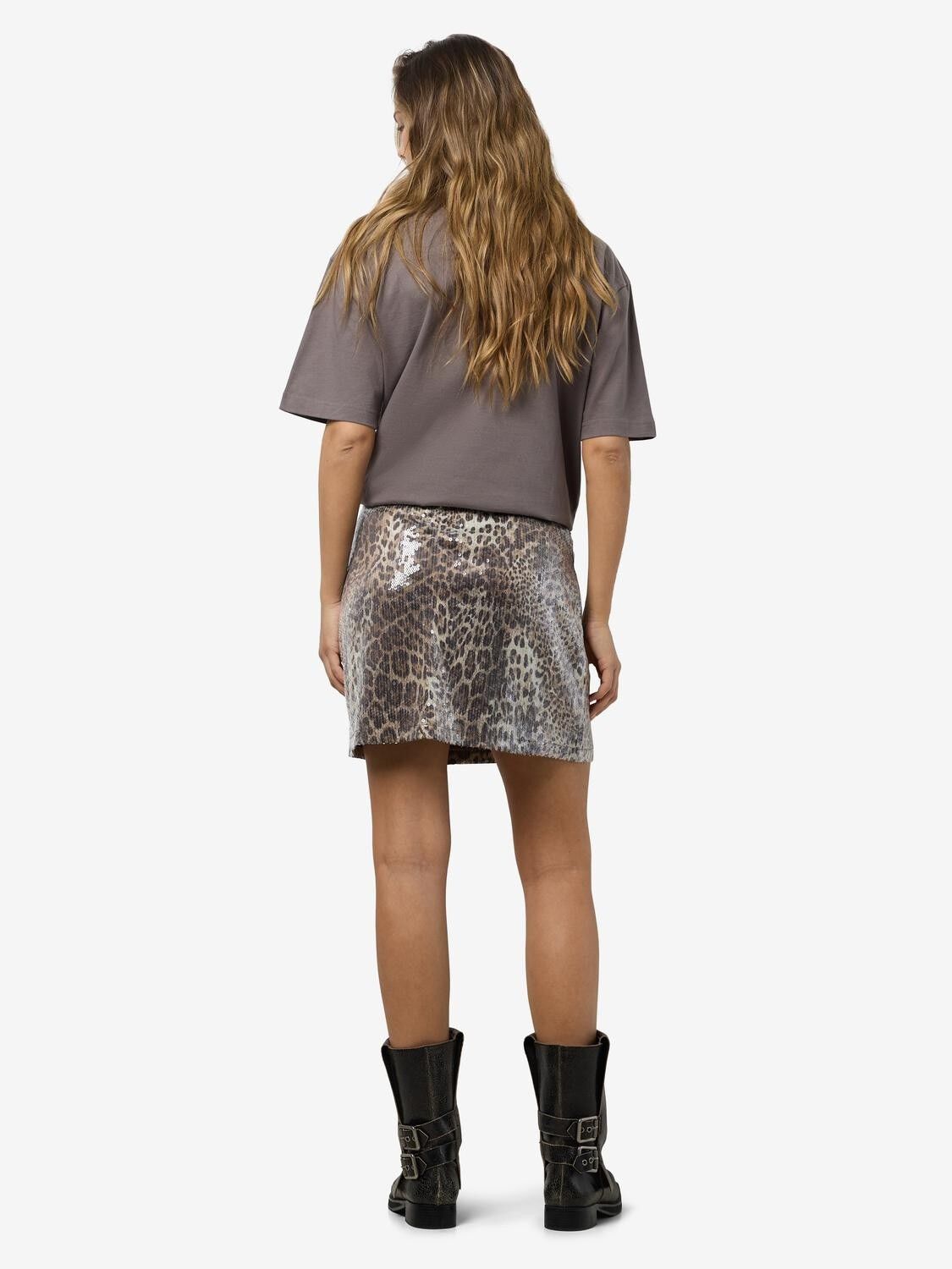 NMJESSY SHORT SEQUIN SKIRT JRS
