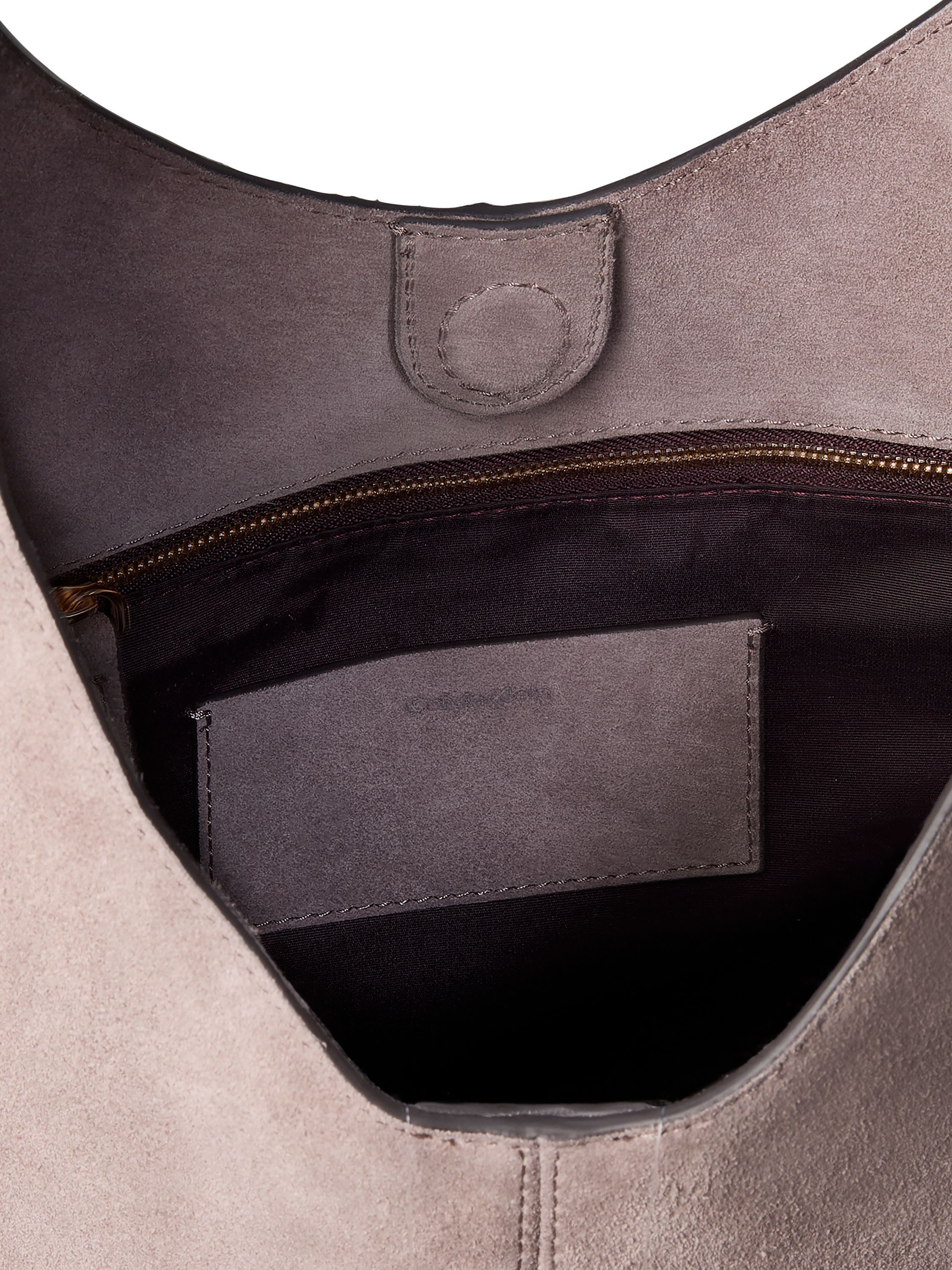 Large Soft Suede Shoulder Bag