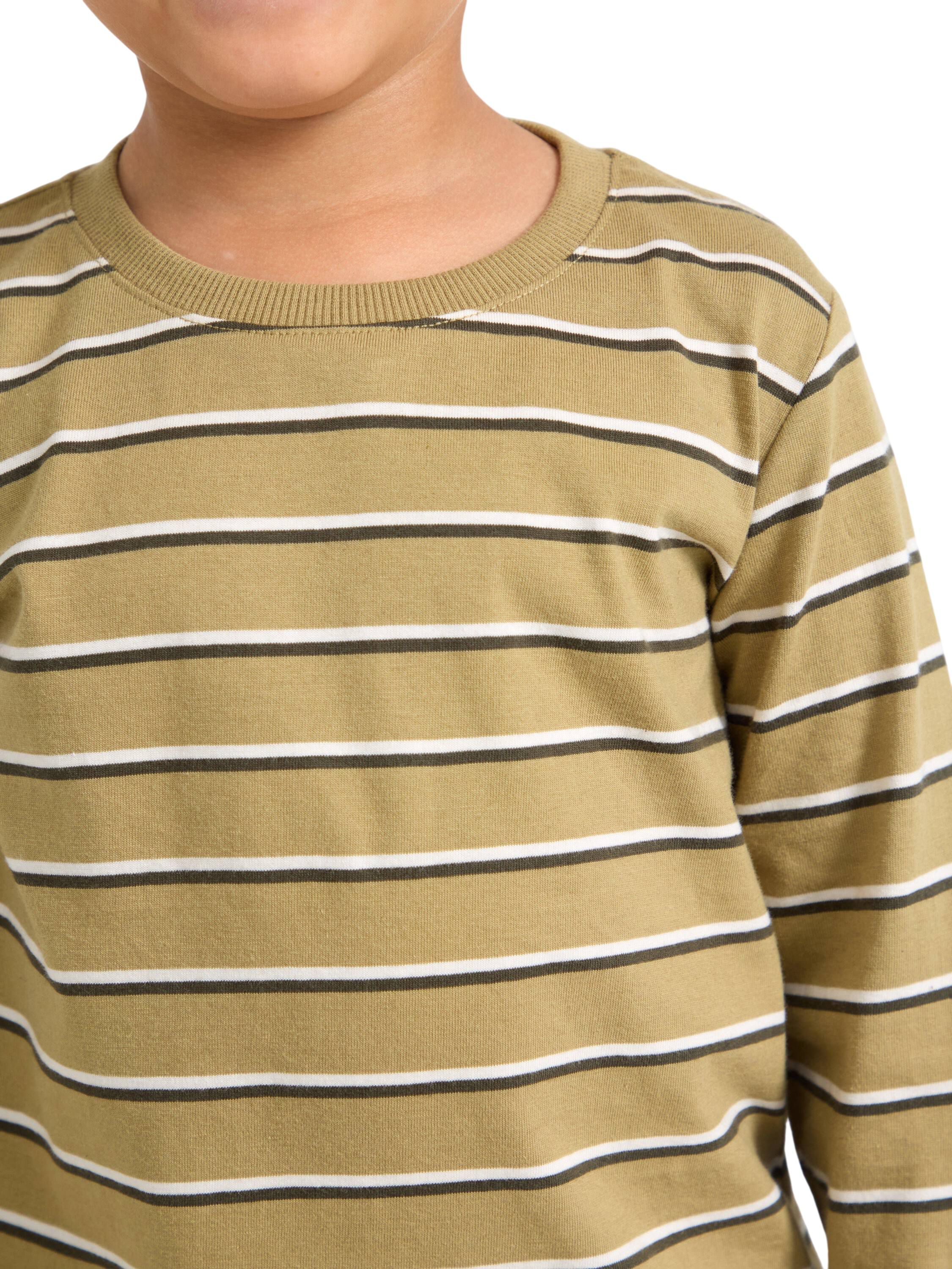 Top l s striped basic