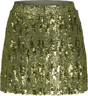 JXTARA SEQUIN MINI SKIRT WVN