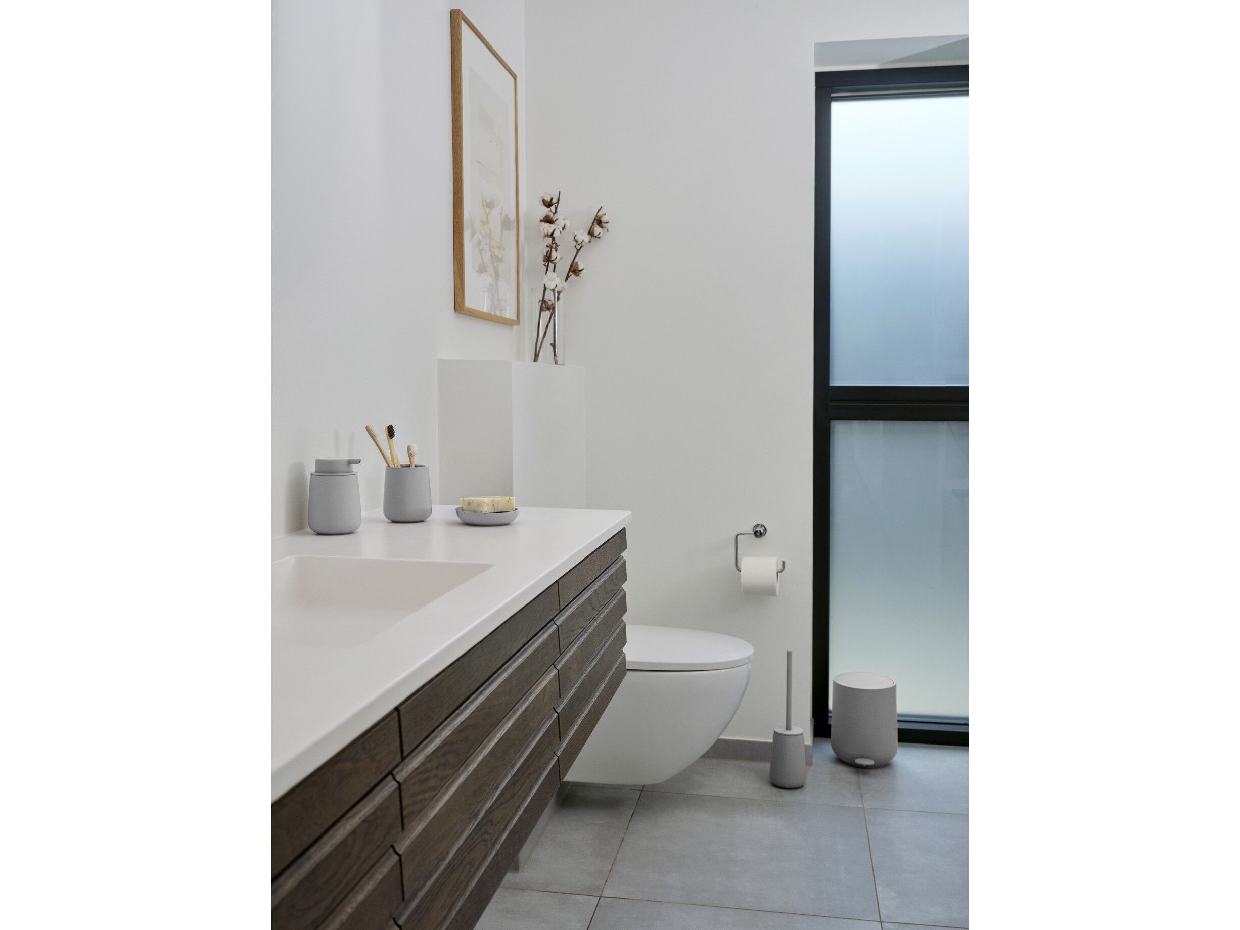 S&aelig;bedispenser Nova One Soft Grey