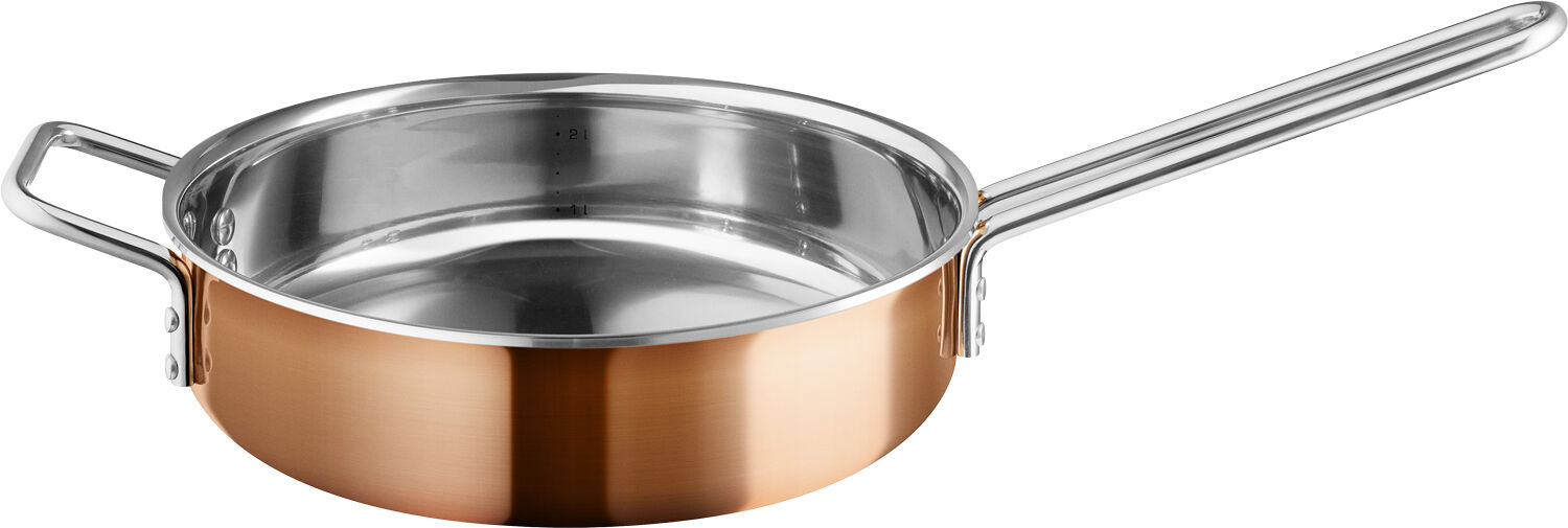 Sauterpande 24cm Kobber