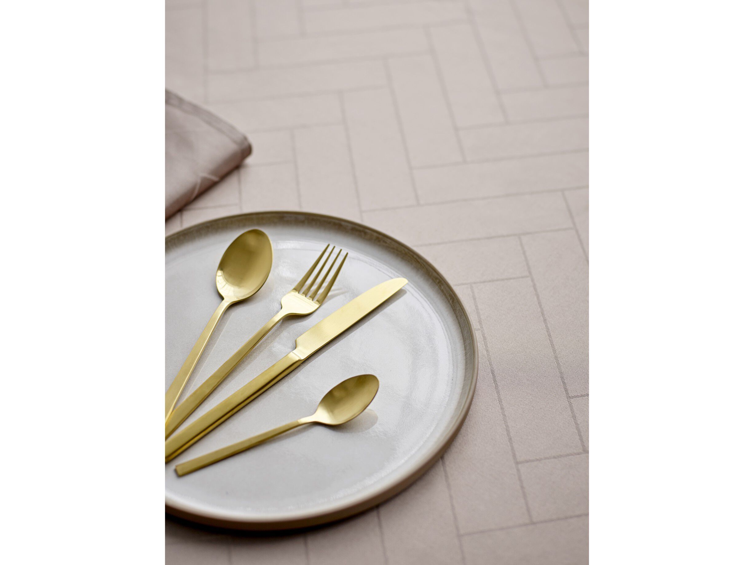 Serviet Tiles Damask Taupe 4 stk