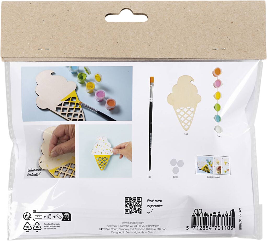 Mini DIY Kit Male, Isvaffel