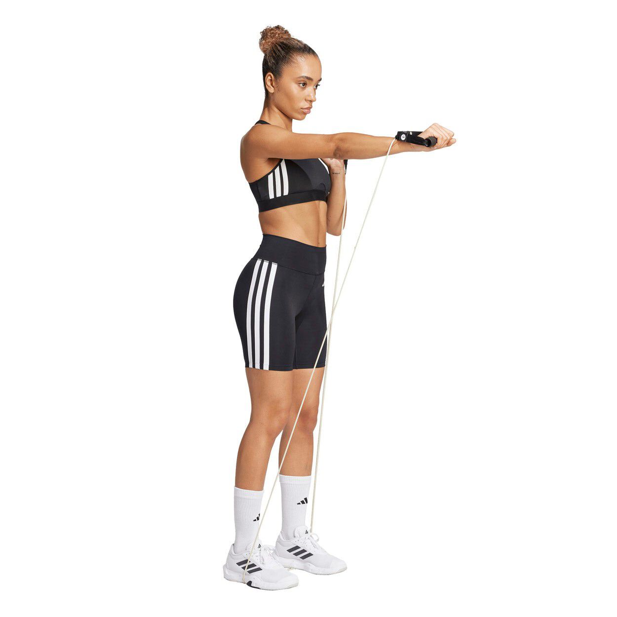 Optime Essentials 3-Stripes Korte Tights