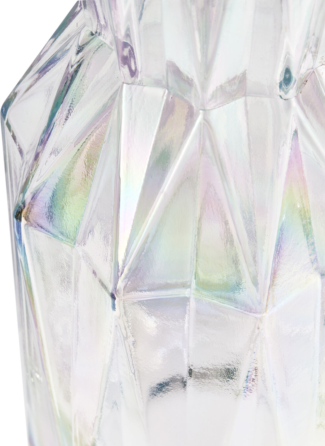 vase folds glass luster L