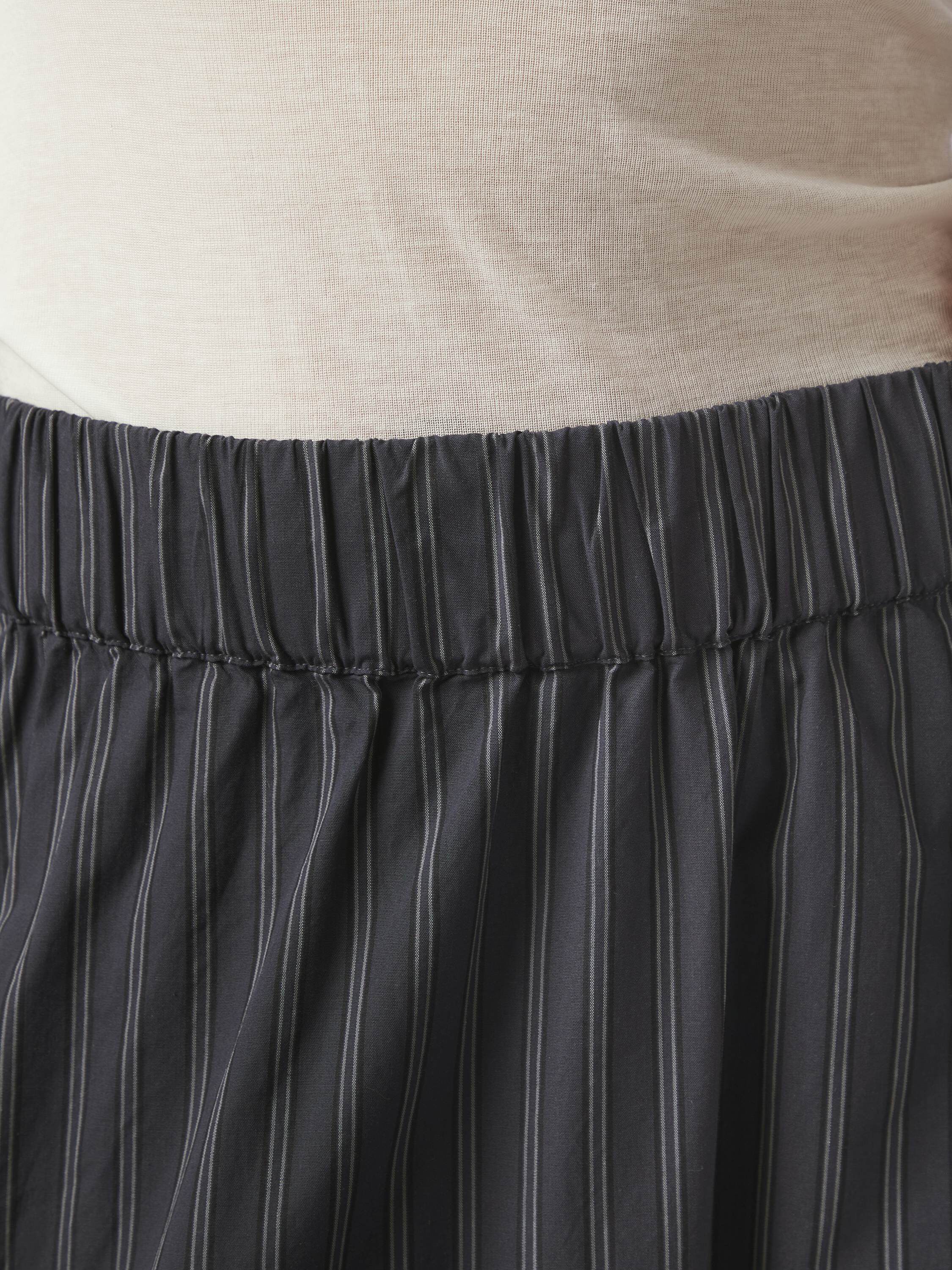 Yara Long Stripy Skirt