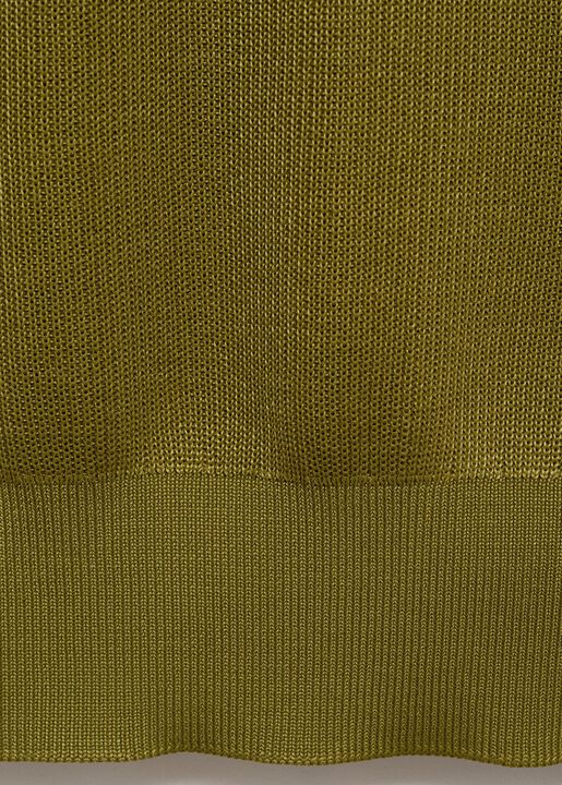 Cotton polo shirt with microstructu