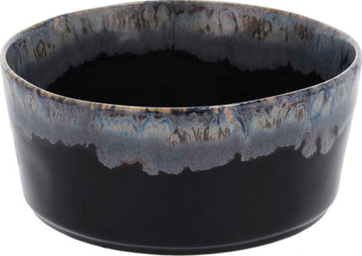 Gres skål sort 50 cl Ø14cm H6cm