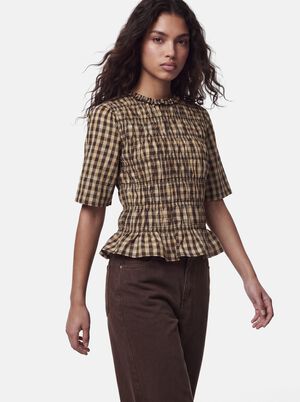 PCADALAIDE 2/4 SMOCK TOP WVN
