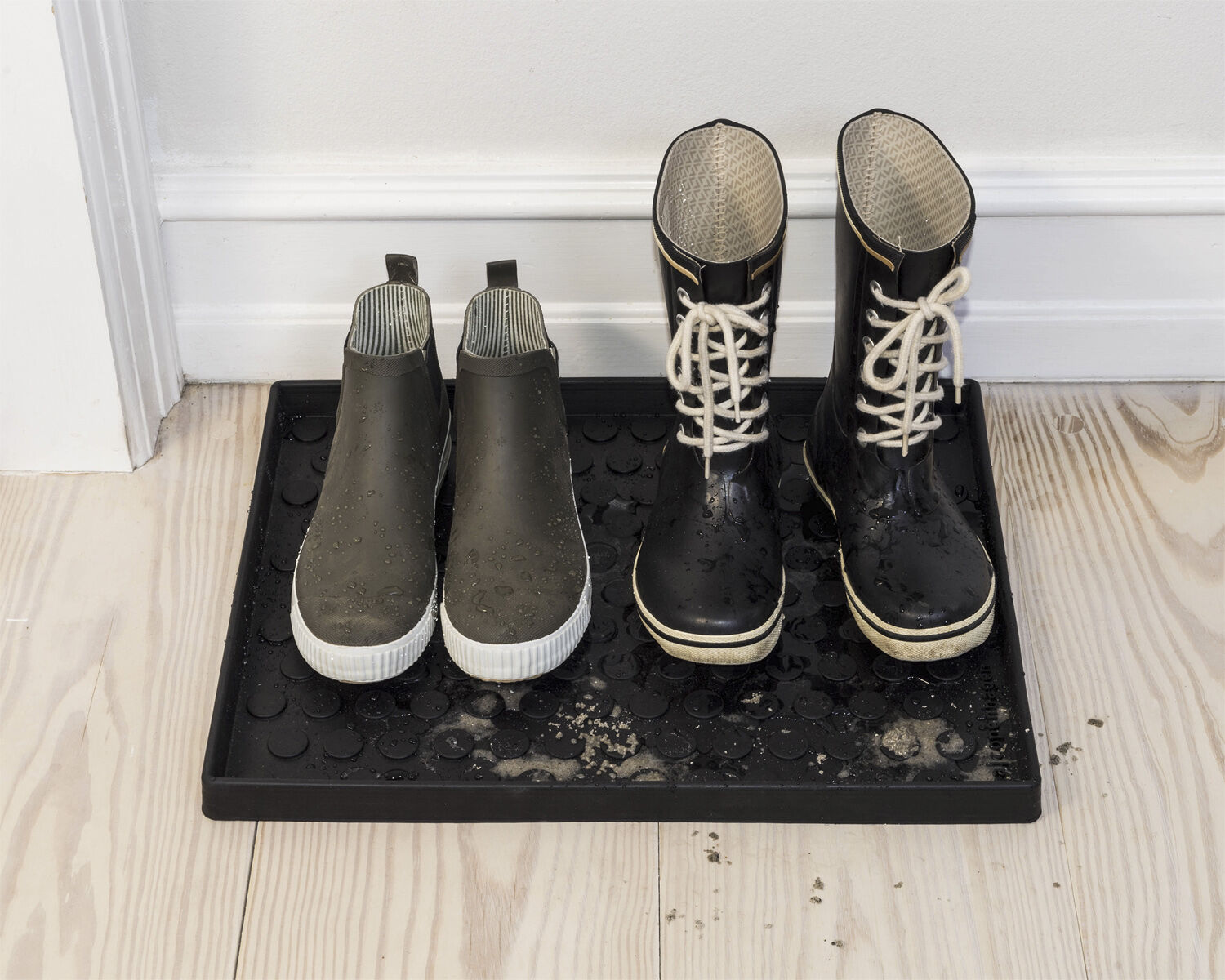 Skobakke i gummi 48x38 cm.