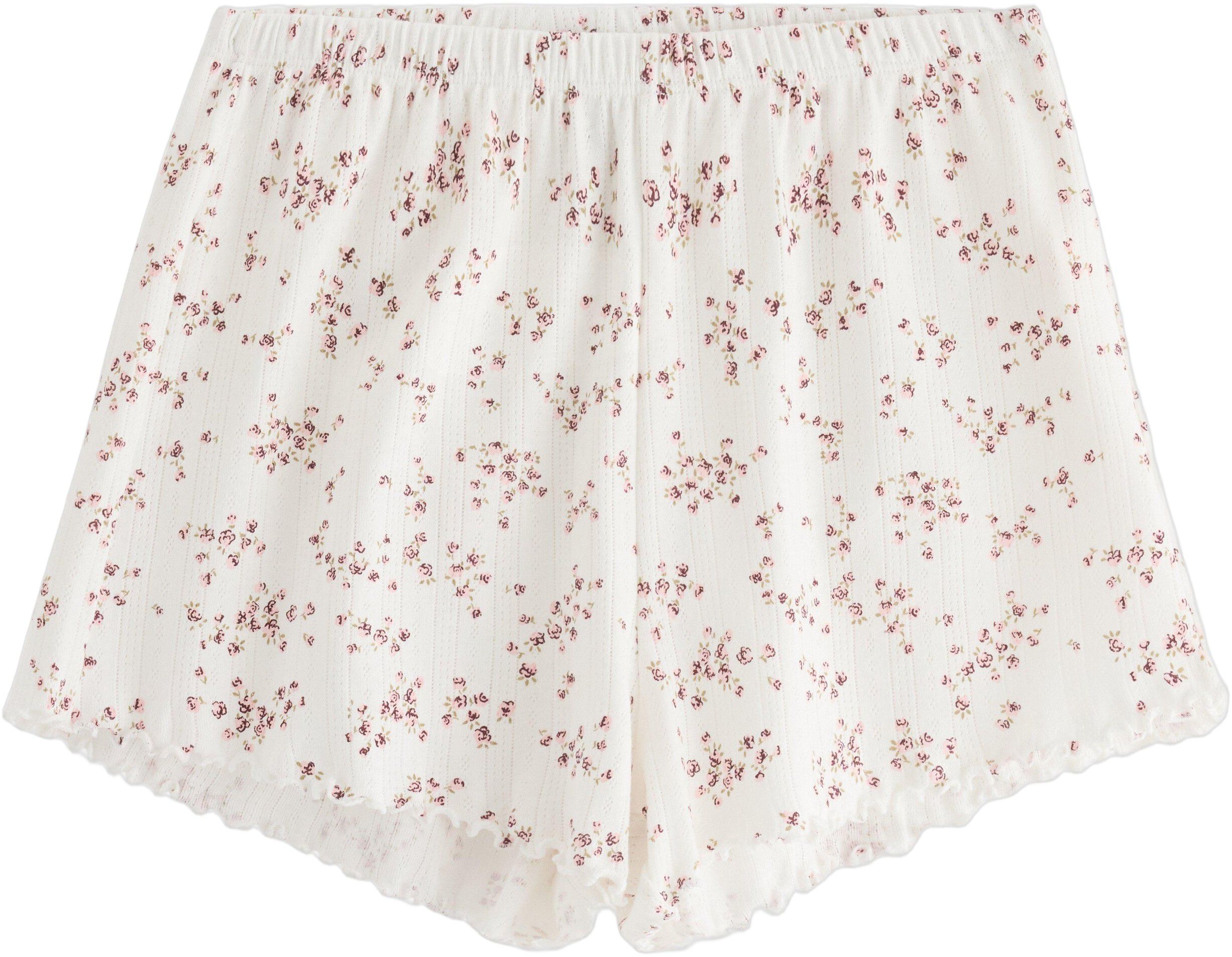 Comfy pyjama shorts in pointelle kn