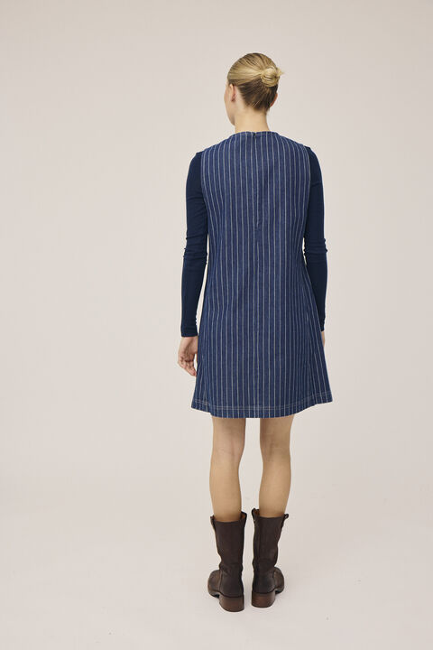 Cleo 15 Spencer denimkjole - 100% Økologisk bomuld GOTS