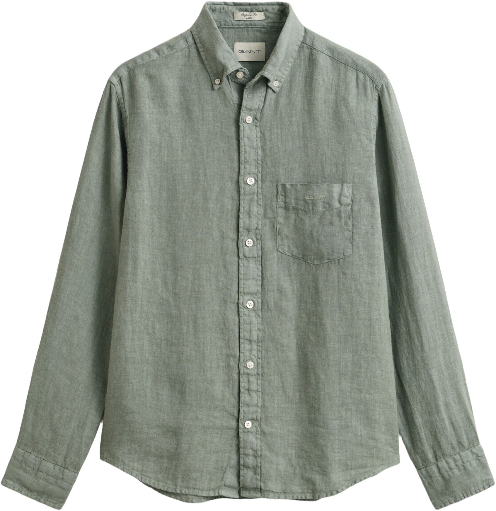 REG GMNT DYED LINEN SHIRT