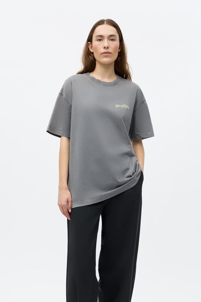 Enkulla Ss Tee Print Wash