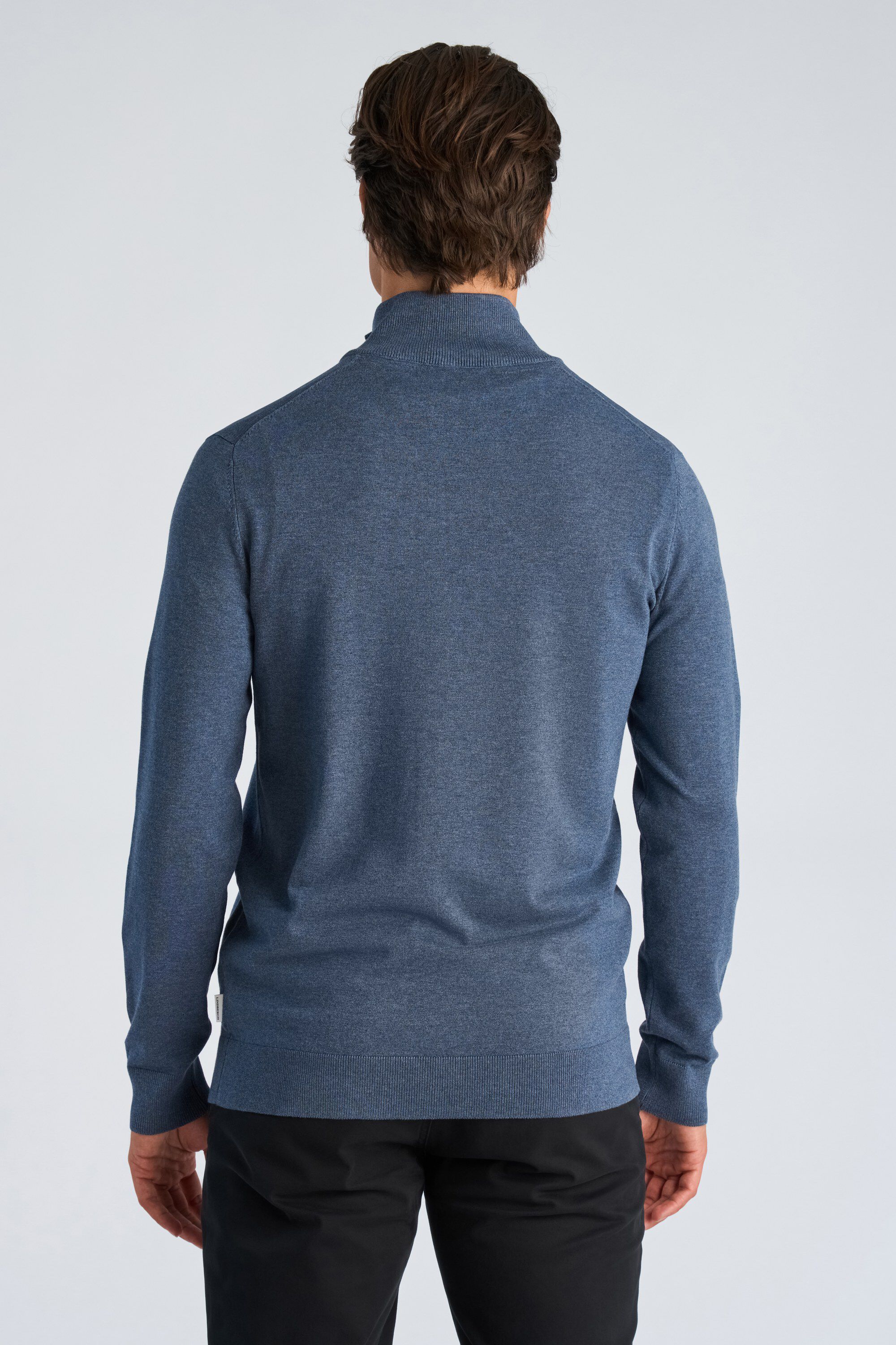 Soft viscose blend half zip