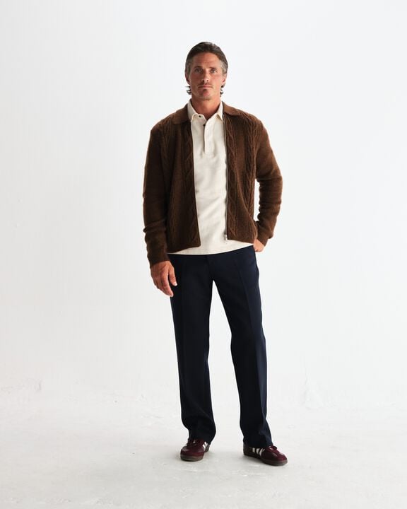 FRIAR ZIP KNIT JACKET