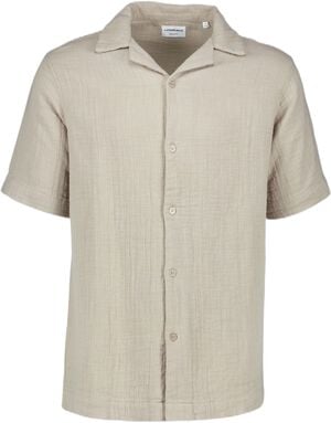 Cotton muslin resort shirt S/S