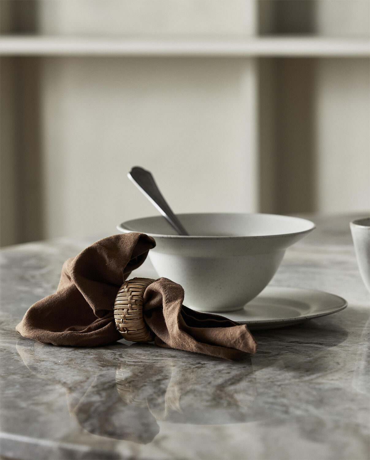 GRAWA soup plate, ivory