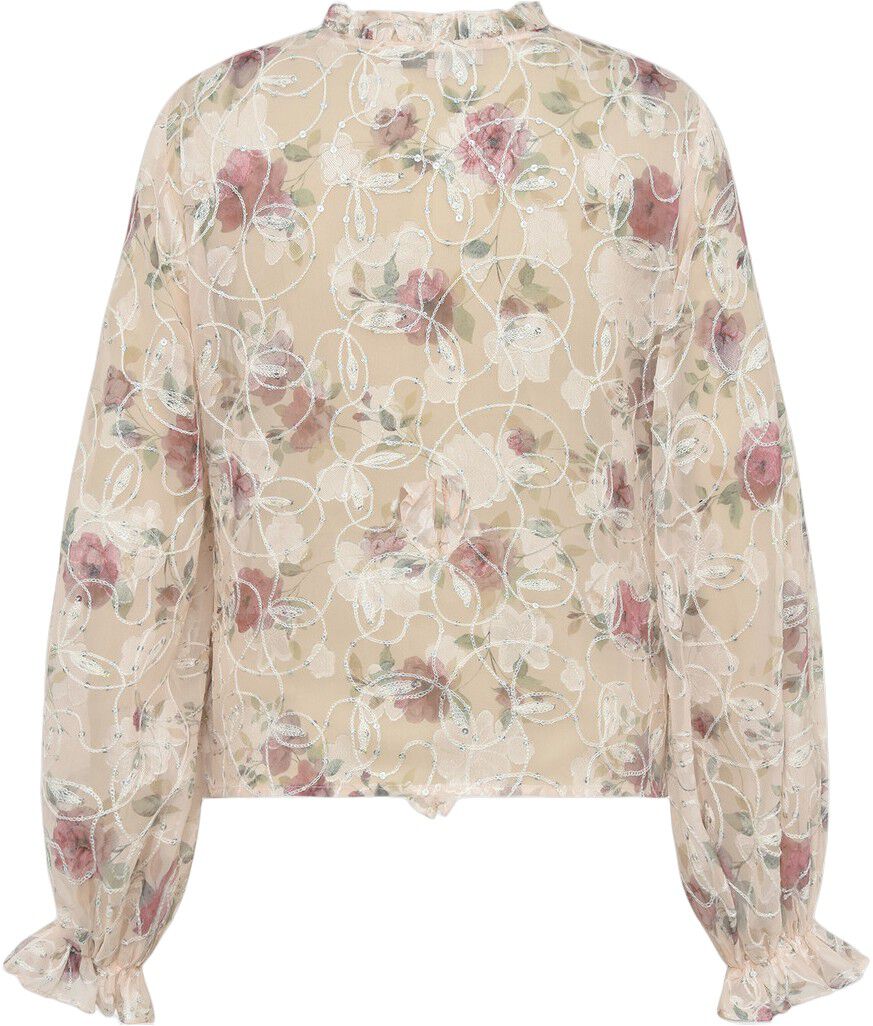 Flounce blouse
