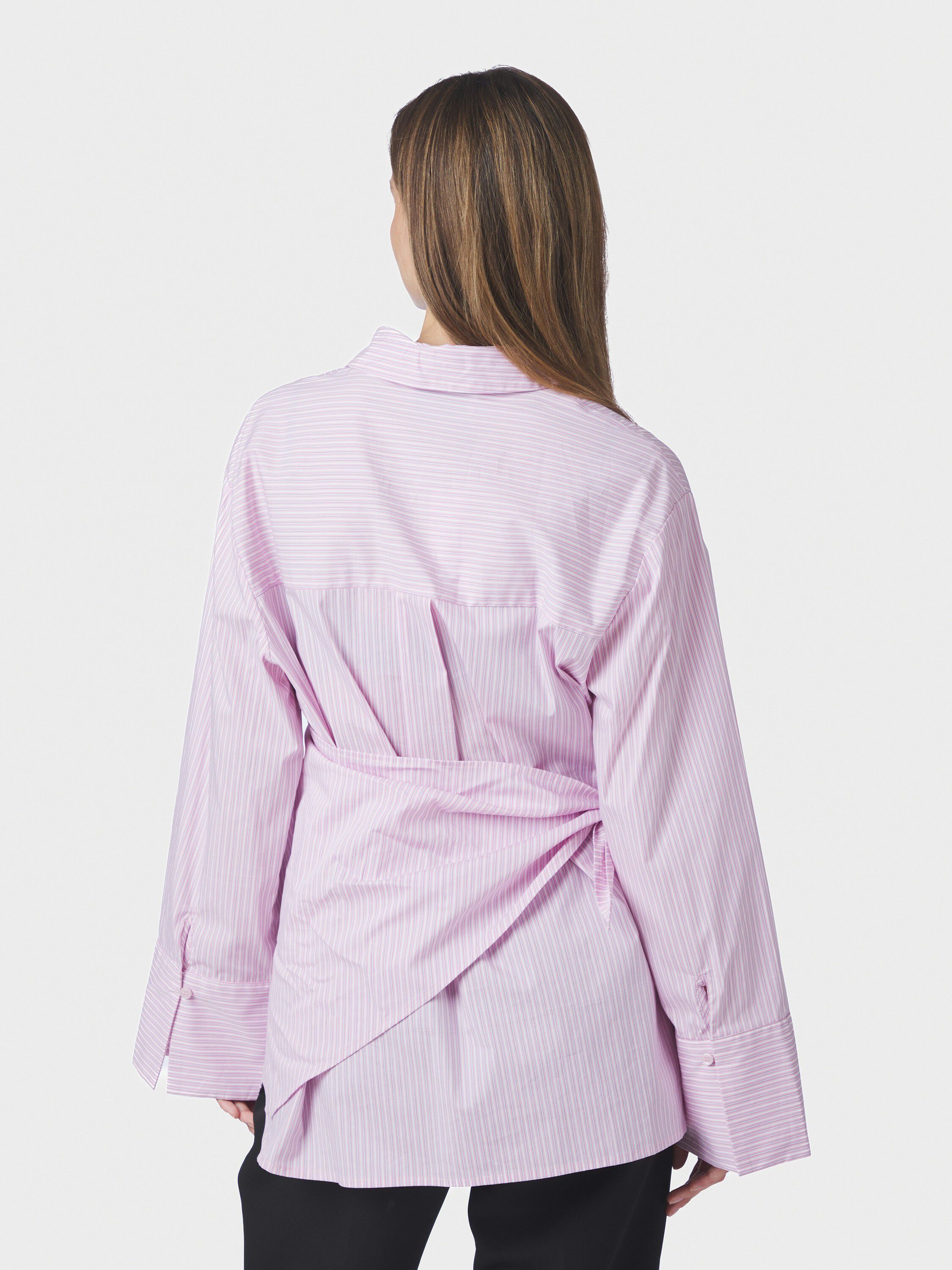 Dita Scarf Stripe Shirt