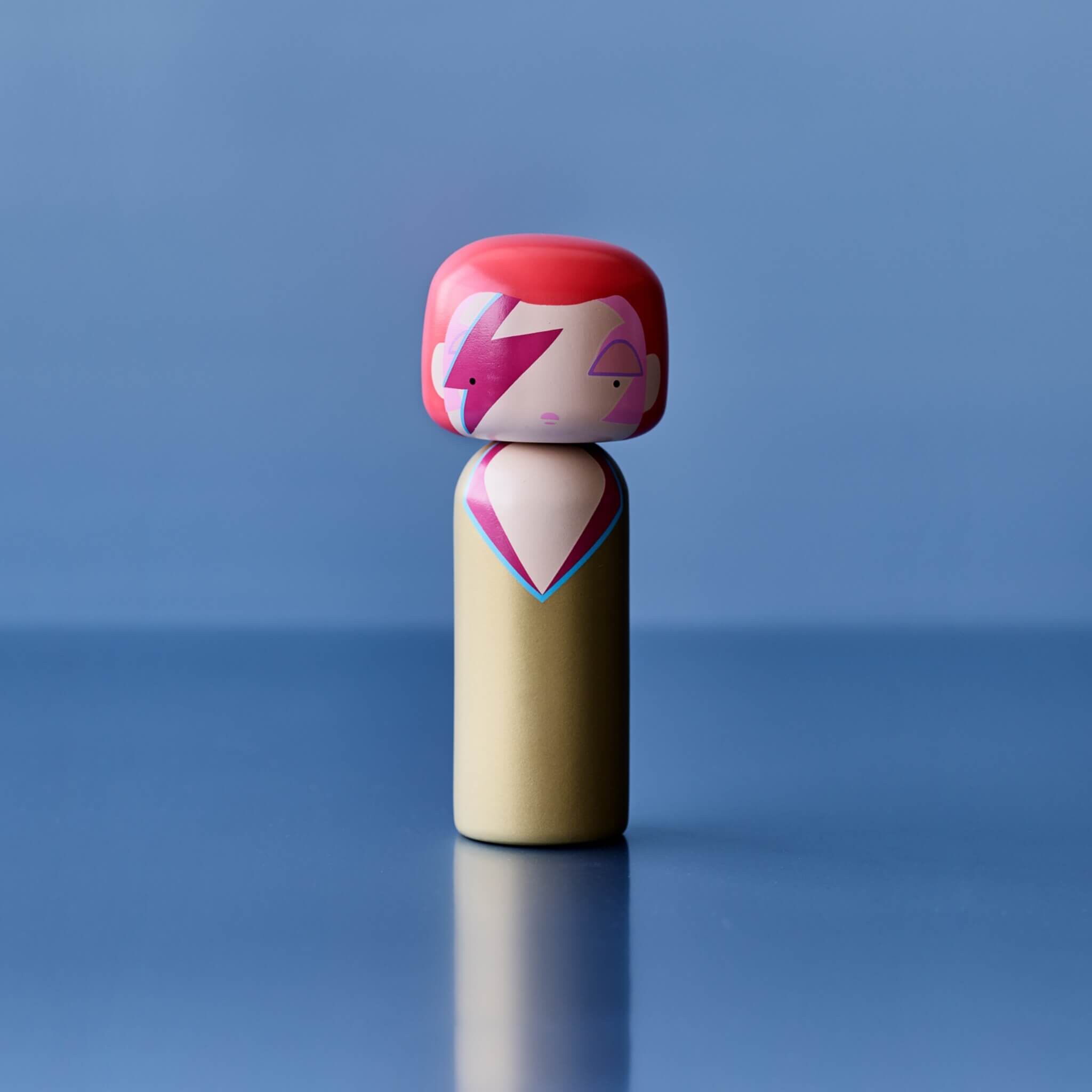 ZIGGY h&aring;ndmalet Kokeshi