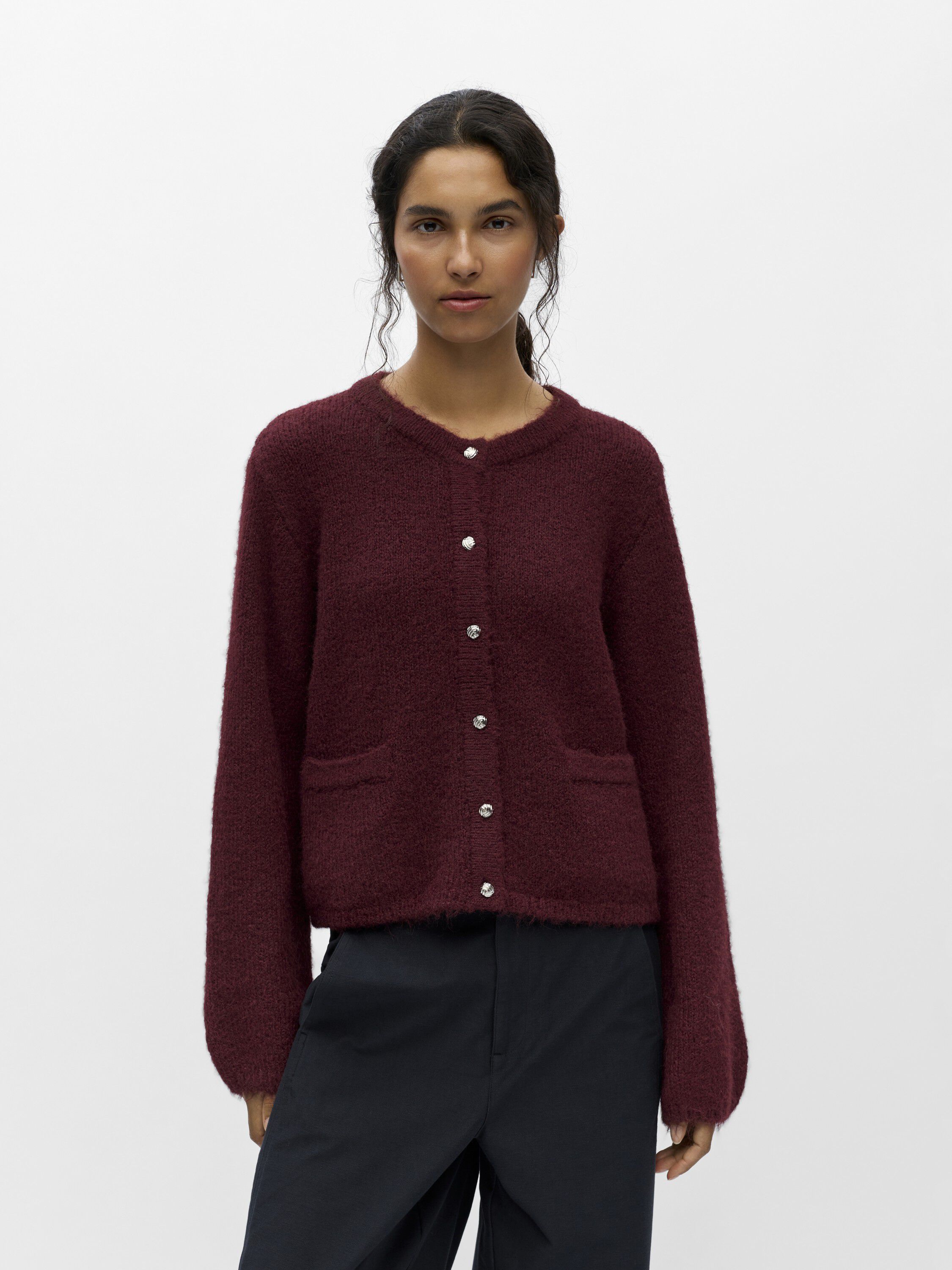 Objsaggia Re L/S Knit Cardigan Noos