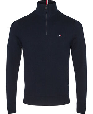 PIMA ORG CTN CASHMERE ZIP MOCK