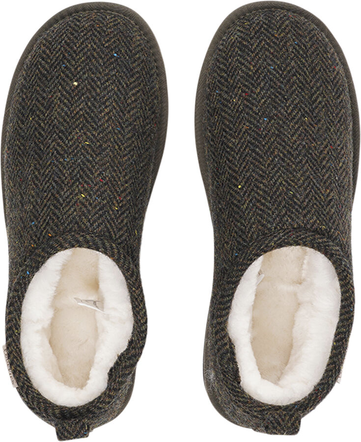 PALPANA WOOL - CLOSED WOOL SLIPPERS WITH SHEARLING LINING