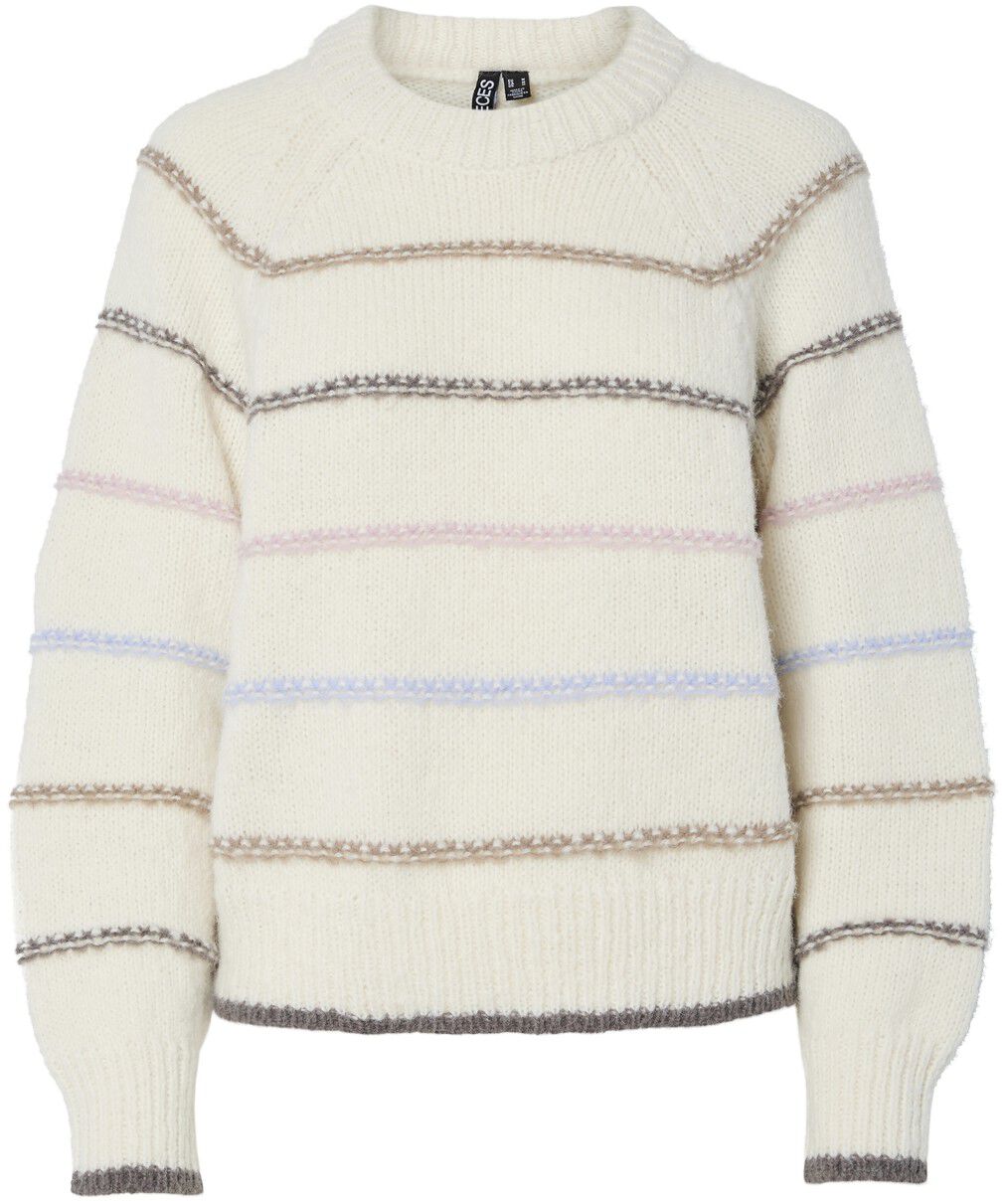 PCNELIA LS O-NECK KNIT NOOS BC
