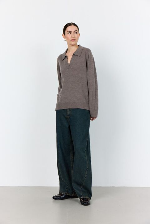 LR-ISMAILA 9 Pullover Lys brun