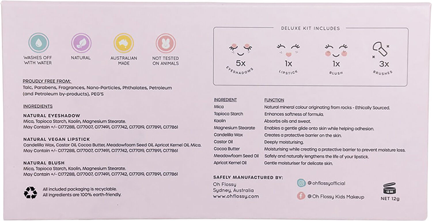 Oh Flossy - Deluxe make-up s&aelig;t