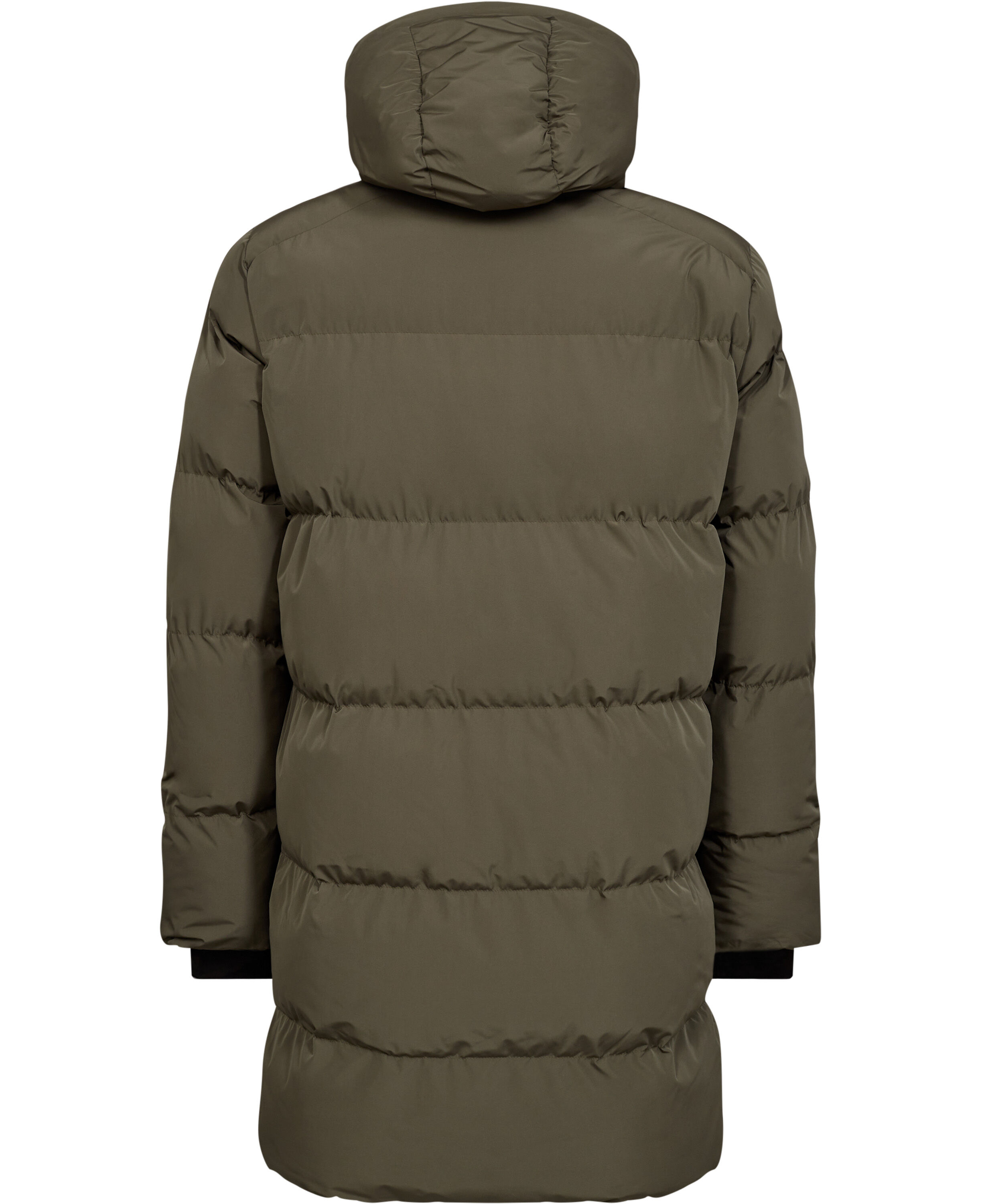 HOODED SPORTS PUFFER MID JKT
