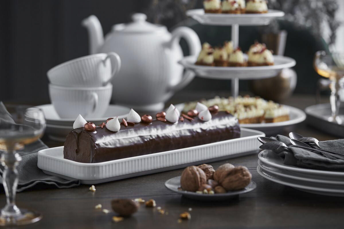 Pliss&eacute; tapasfad 36 cm