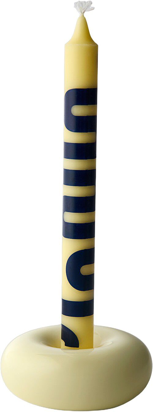 BOB CANDLE HOLDER, SMALL, YELLOW