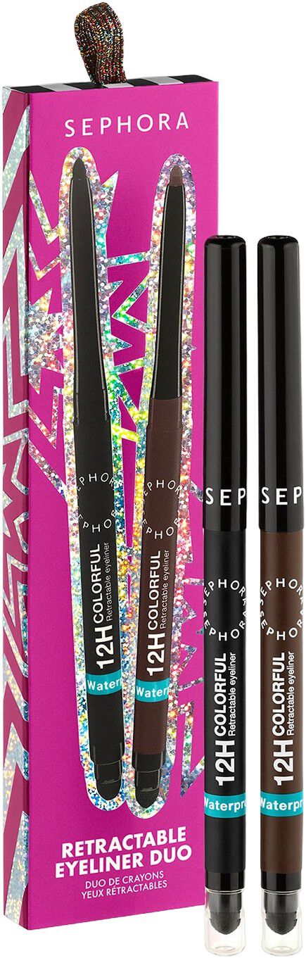Retractable Eyeliner Duo - Eyeliner S&aelig;t