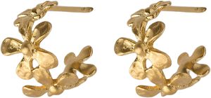 Wild Poppy Hoops
